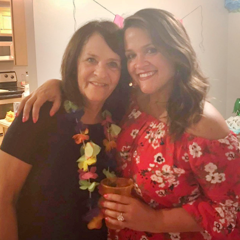 BMC South cardiology patient Kristina celebrating with her daughter, Lisa.