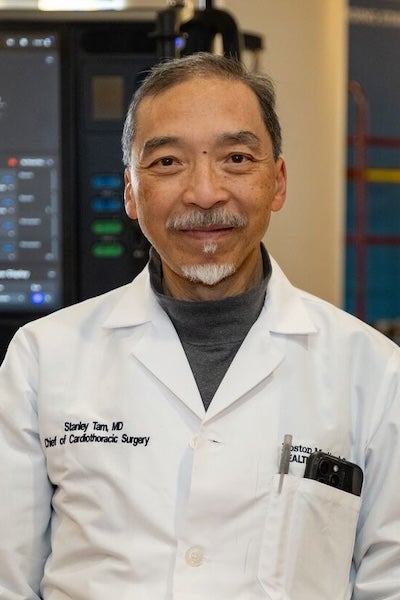 Headshot of Stanley Tam, MD, Chief of Cardiac Surgery at BMC Brighton