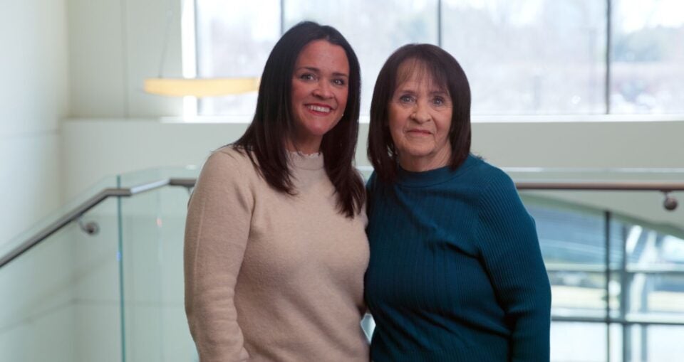 BMC South cardiology patient Kristina with Mother